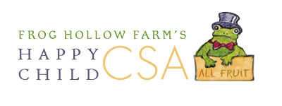 Frog Hollow/Happy Child CSA Logo